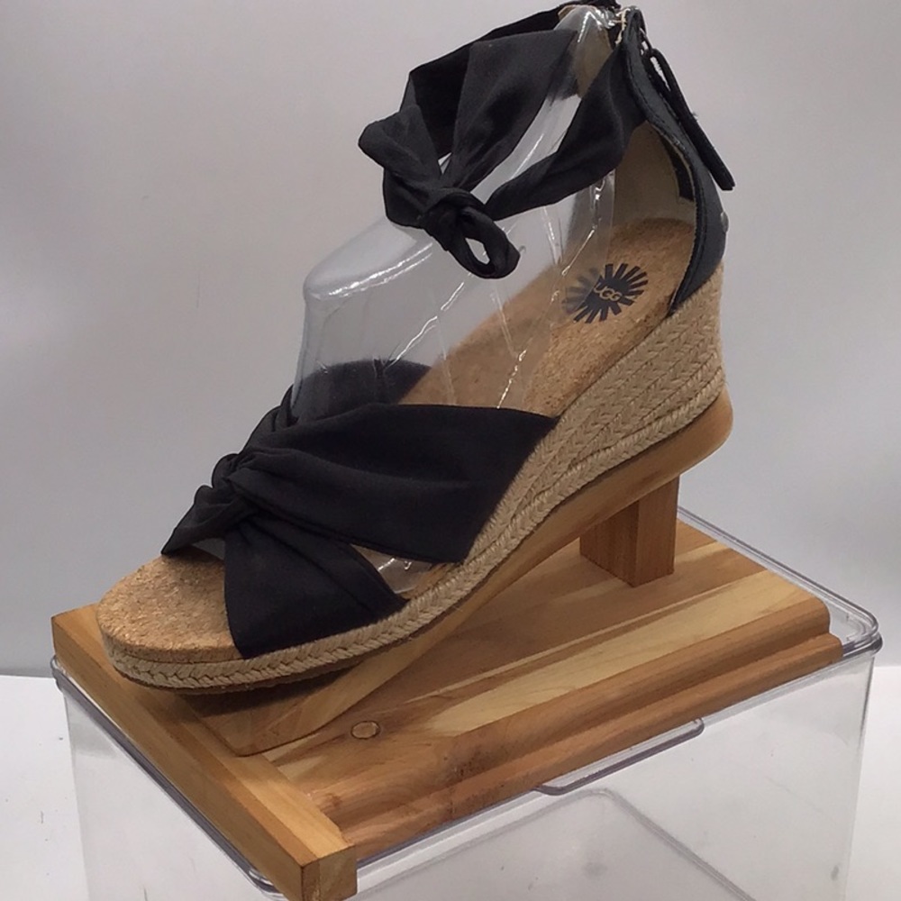 UGG Black Wedges